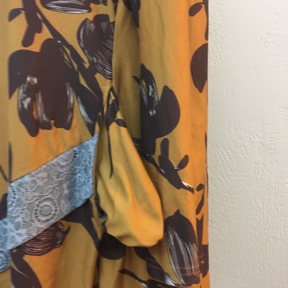 SALE R&B Collections Yellow & Black Shirt Dress XL - Picture 10 of 12